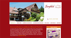 Desktop Screenshot of bergblick-hotel.de